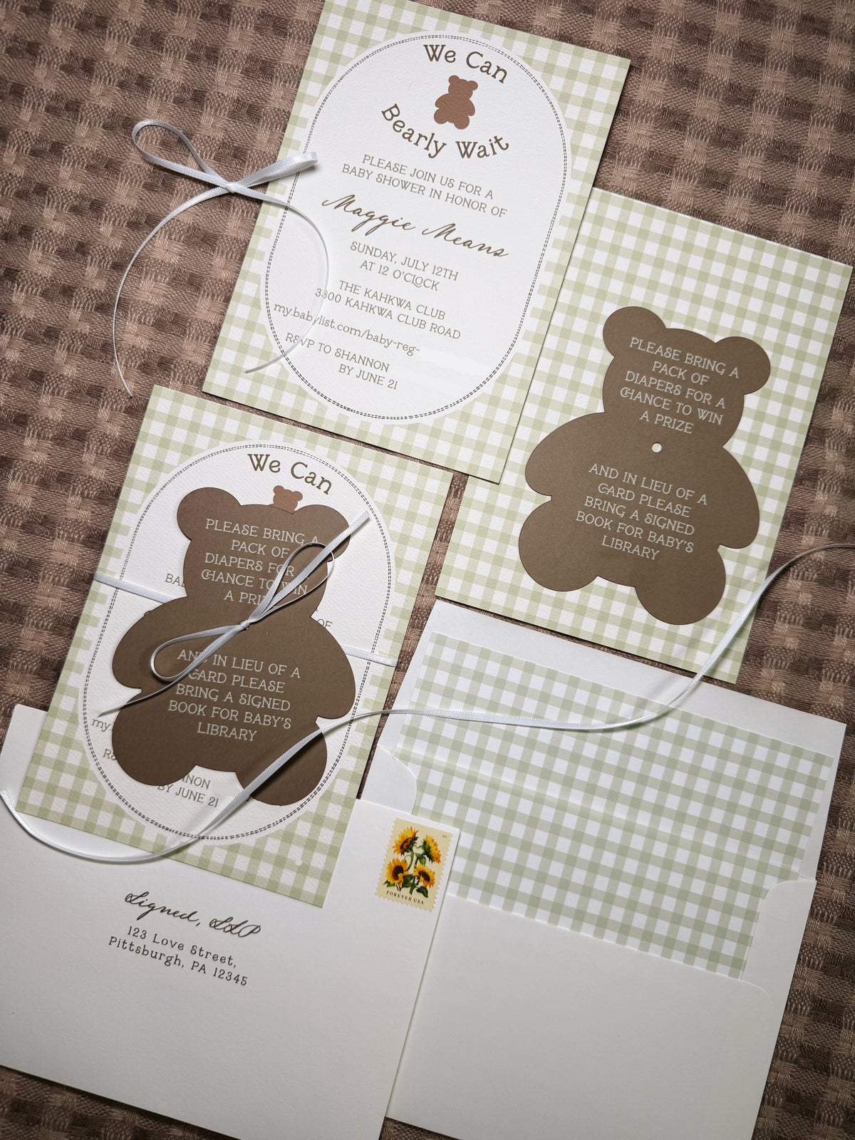 We Can Bearly Wait Baby Shower Semi-Custom Suite