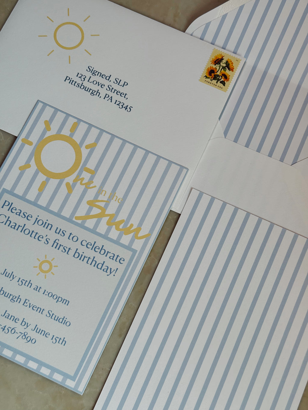 One in the Sun First Birthday Semi-Custom Suite